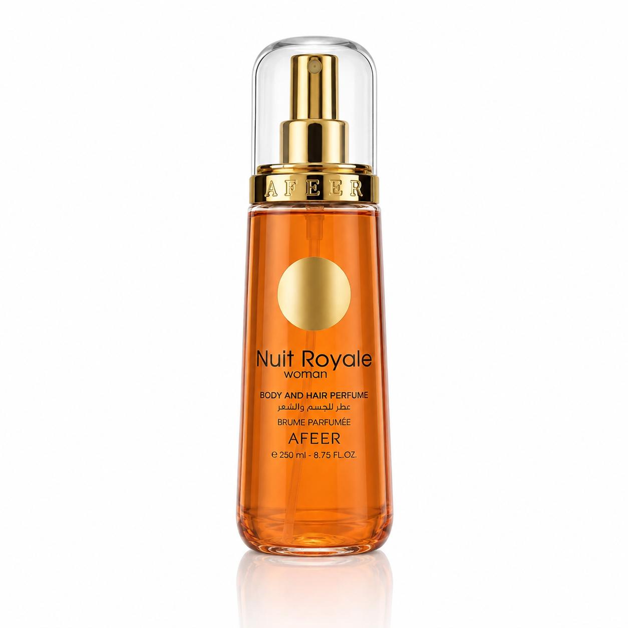 BODY SPLASH CABELO E CORPO NUIT ROYALE WOMAN - 200 ML
