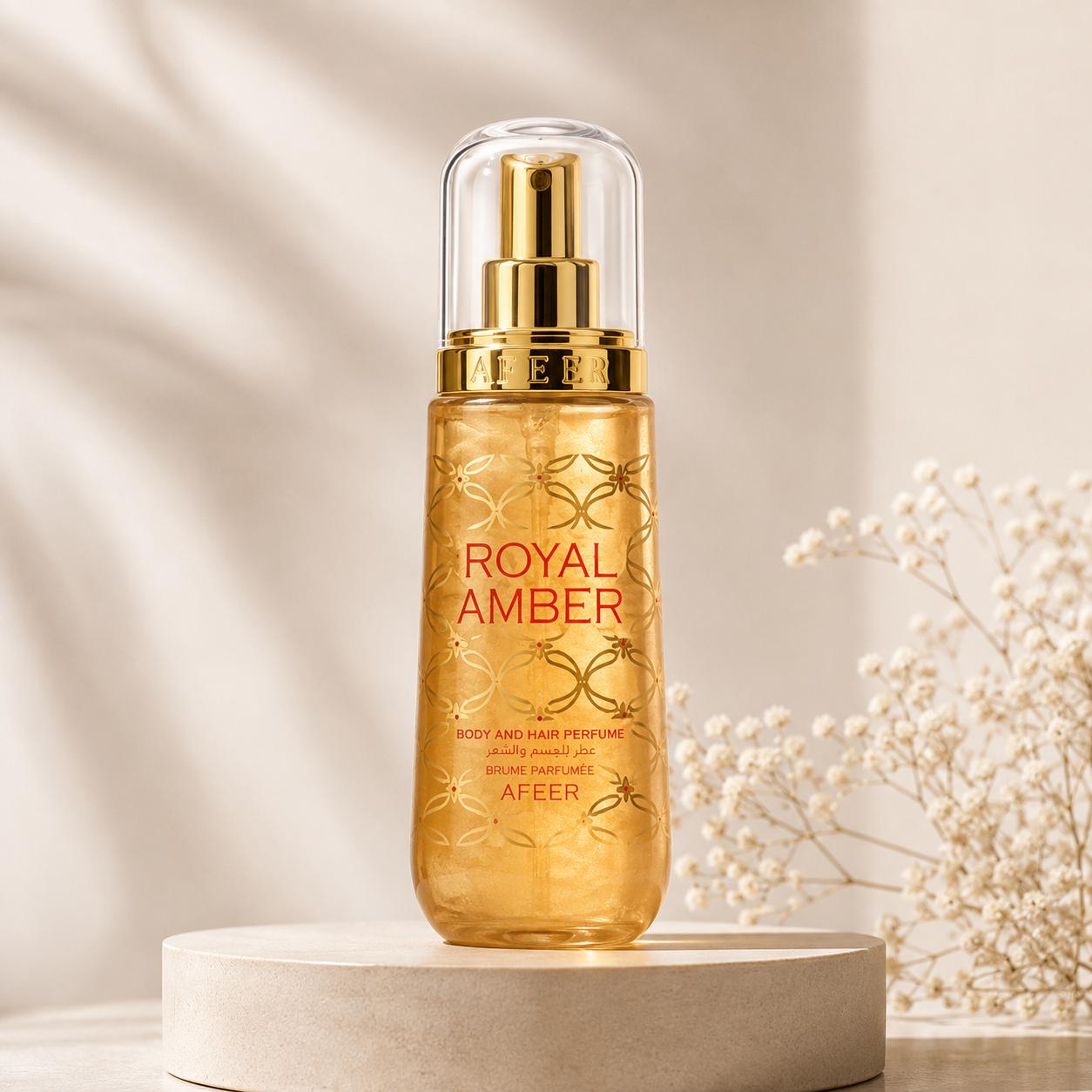 BODY SPLASH CORPO E CABELO ROYAL AMBER - 200 ML - Imagem 2