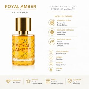 PERFUME MINIATURA ROYAL AMBER - 3O ML