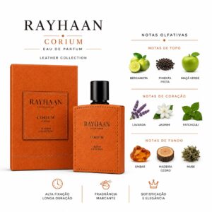 Perfume Rayhaan Corium Masculino Eau de Parfum Original