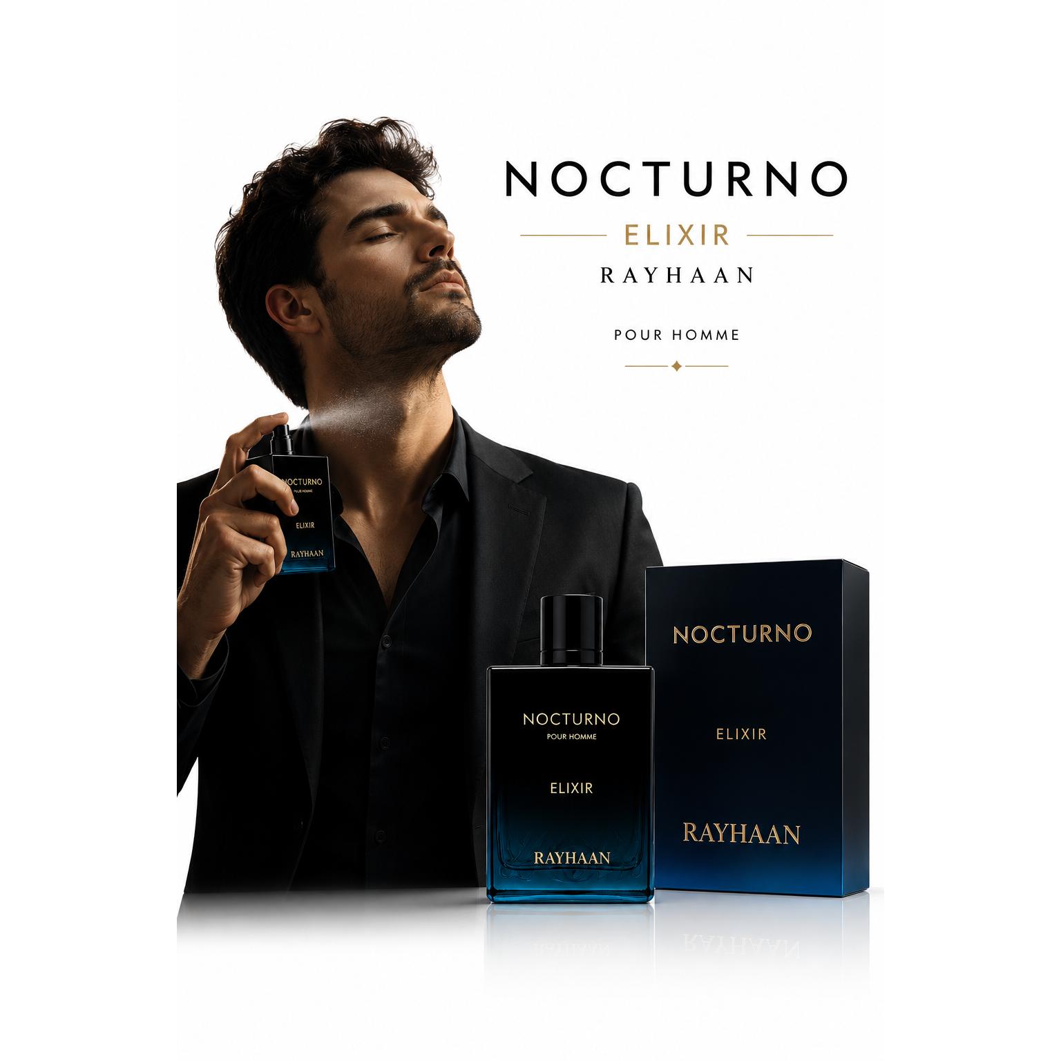 Perfume Árabe Nocturno Elixir by Rayhaan EDP 100ml Original - Imagem 8