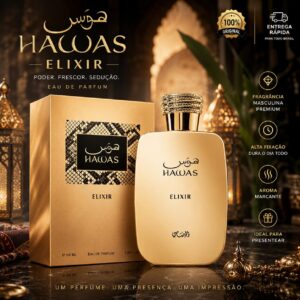 Hawas Elixir Eau de Parfum Masculino Original 100