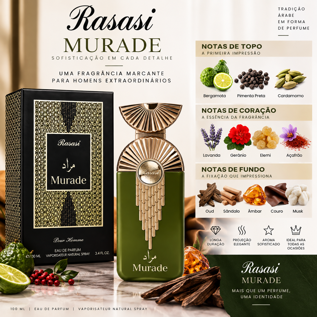 MURAD-RASASI 80 ML